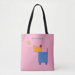 Als je een ster wilt... tote bag