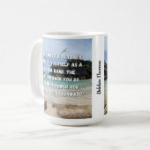 Als je een tegenslag hebt koffiemok (Voorkant links)