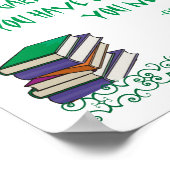 Als je een tuin en een bibliotheek hebt poster (Hoek)