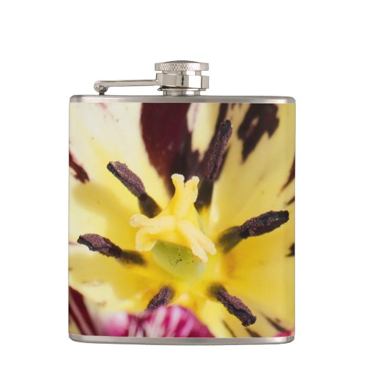 Als je een tulp draagt heupfles (Voorkant)