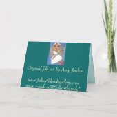 Als je een verpleegster bent... - wenskaart kaart (Achterkant)