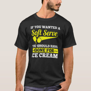 Als je een zachte dienst Pickleball sport wilde T-shirt