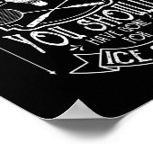 Als je een zachte serenbadminton maakt, grappig poster (Hoek)