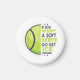 Als je een zachte serve wilt, krijg je ijsklok magneet