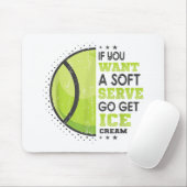 Als je een zachte serve wilt, krijg je ijsklok muismat (Met muis)