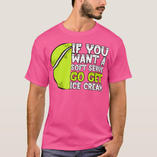 Als je een zachte serve wilt, krijg je ijsklok t-shirt
