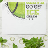 Als je een zachte serve wilt, krijg je ijsklok theedoek (Gevouwen)