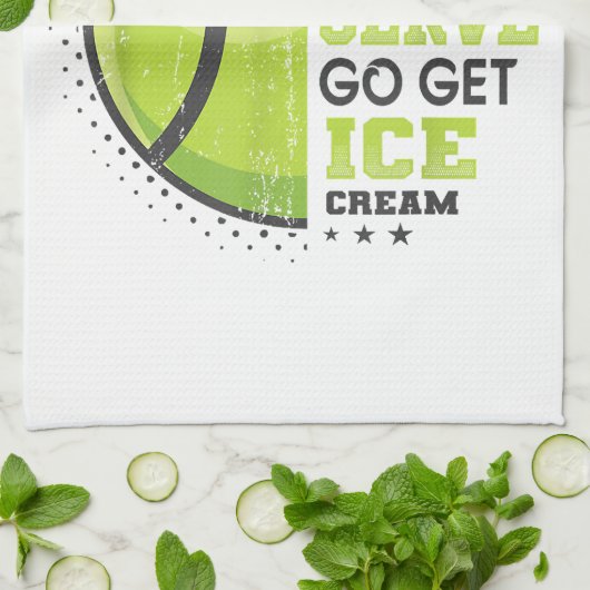 Als je een zachte serve wilt, krijg je ijsklok theedoek (Gevouwen)