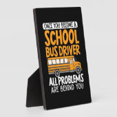 Als je eenmaal een schoolbuschauffeur bent geworde fotoplaat (Zijkant)