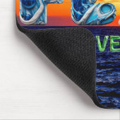 Als je eenmaal PLAT bent, ga je nooit meer terug" Muismat (Hoek)