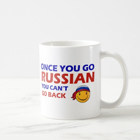 Als je eenmaal Russisch bent Koffiemok (Rechts)