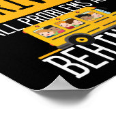 Als je eenmaal schoolbuschauffeur wordt, zijn alle poster (Hoek)