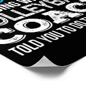 Als je eerst geen Fun Volleyball Coach opvolgt Poster (Hoek)