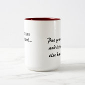 Als je eerst geen mok hebt (Center)