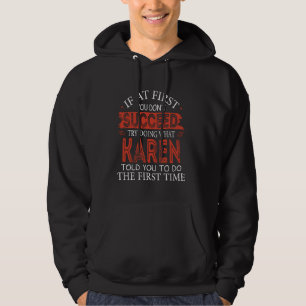 Als je eerst niet bent geslaagd, probeer dan wat K Hoodie