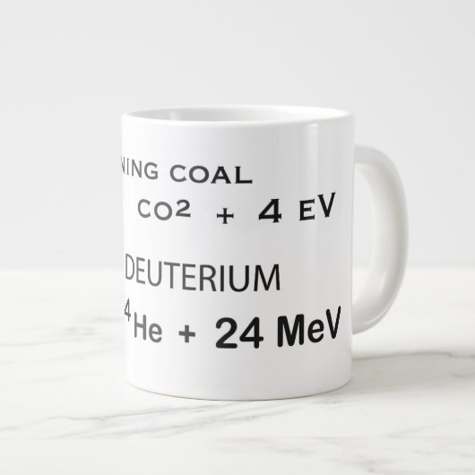 Als je energie nodig hebt... grote koffiekop (Voorkant rechts)