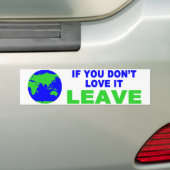 Als je er niet van houdt.... bumpersticker (Op auto)