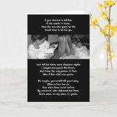 Als je ervoor kiest om het haar te vertellen, als  kaart (Gele Bloem)