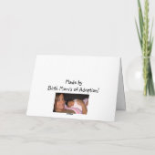 Als je ervoor kiest om het haar te vertellen, als kaart (Achterkant)