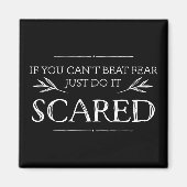 Als je geen angst kunt slaan, doe het dan maar... magneet (Voorkant)