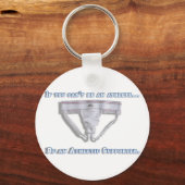 Als je geen atleet kunt zijn... sleutelhanger (Voorkant)