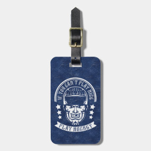 Als je geen leuk Play Hockey-Bagagelabel kunt afsp Bagagelabel
