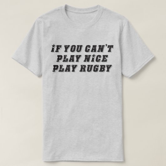 Als je geen leuk T-shirt kunt spelen met Rugby Fun (Design voorkant)