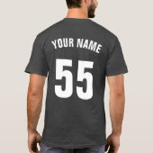 Als je geen leuke Play Hockey Shirsey kunt afspele T-shirt (Achterkant)