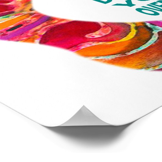 Als je geen Poster van de barefoot bent (Hoek)