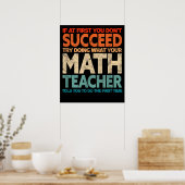 Als je geen succes hebt, probeer het dan eerst wis poster (Keuken)