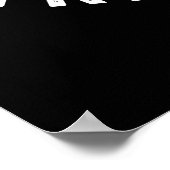 Als je geen vuilnis kunt maken, kan dat schimmige  poster (Hoek)