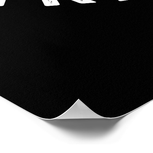 Als je geen vuilnis kunt maken, kan dat schimmige  poster (Hoek)