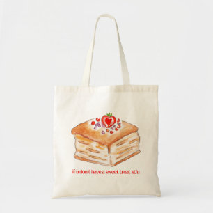 Als je geen zoete traktatie hebt, hou dan je mond tote bag