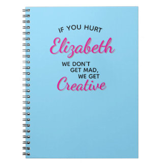 Als je gekwetst wordt, worden we creatief notitieboek