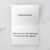 "ALS JE GELOFTEN UITWISSELT" KAART (Binnen)