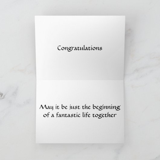 "ALS JE GELOFTEN UITWISSELT" KAART (Binnen)