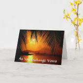 "ALS JE GELOFTEN UITWISSELT" KAART (Gele Bloem)