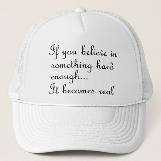 Als je gelooft in iets-pet trucker pet (Voorkant)