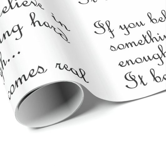 Als je gelooft in iets-wrapping papier (Rol Hoek)