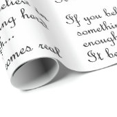 Als je gelooft in iets-wrapping papier (Rol Hoek)