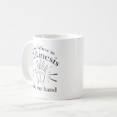 Als je gelooft in Telekinesis, steek dan mijn hand Koffiemok (Voorkant links)