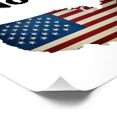 Als je geluk hebt, kom dan uit Texas Glossy Poster (Hoek)