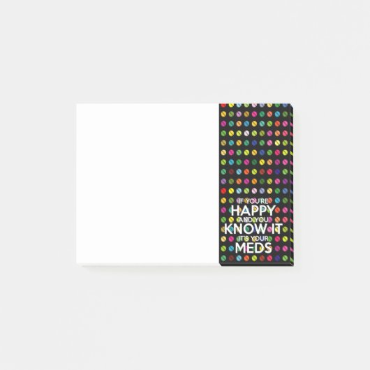 ALS JE GELUKKIG BENT EN JE DAT WEET POST-IT® NOTES (Voorkant)