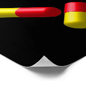 Als je gelukkig bent en je weet dat het je eigen m poster (Hoek)