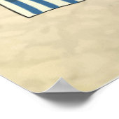 Als je genoeg geluk hebt om in het strand te leven poster (Hoek)