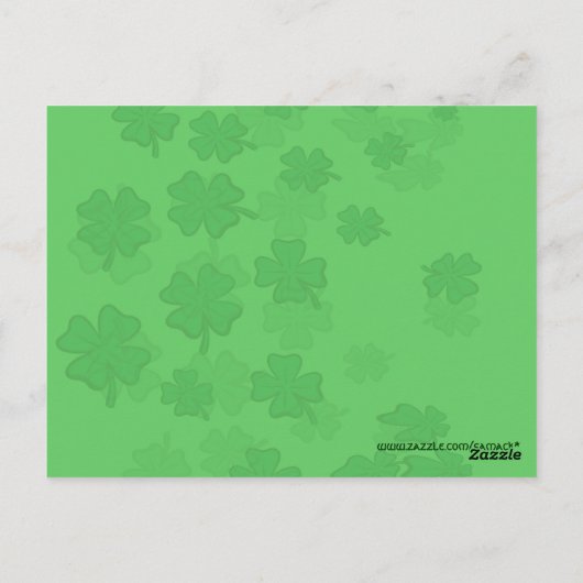 Als je genoeg hebt om Iers te zijn Briefkaart (Achterkant)