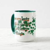 Als je genoeg hebt om Iers te zijn Mok (Voorkant links)