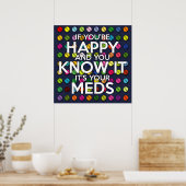 ALS JE GEWELDIG BENT EN JE WEET HET POSTER (Keuken)