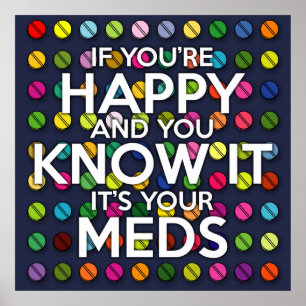 ALS JE GEWELDIG BENT EN JE WEET HET POSTER