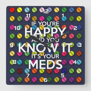 ALS JE GEWELDIG BENT EN JE WEET HET VIERKANTE KLOK